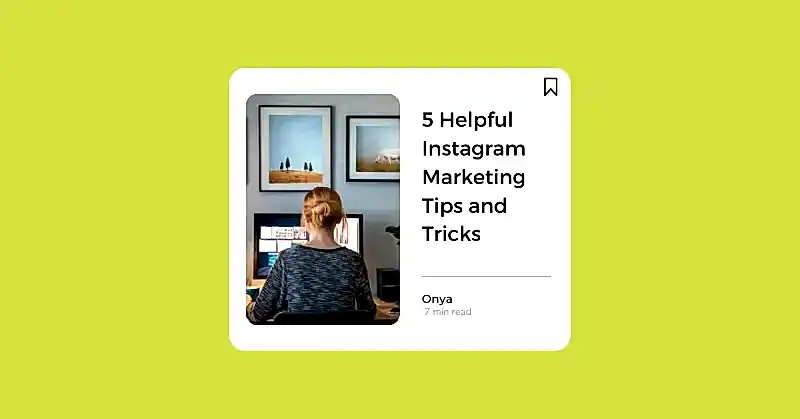 5 Helpful Instagram Marketing Tips and Tricks